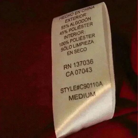 Paper Crane Tomato Red Faux Fur Zip-Up Jacket – Size Medium (Y2K Vibes) - Picture 9 of 9